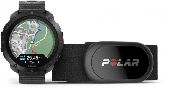 POLAR GRIT X2 PRO schwarz Bluetooth Touchdisplay GPS 1.39" 32GB USB-C Unisex