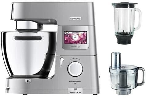 Küchenmaschine mit Kochfunktion Cooking Chef XL 6,5l 1500W silber Touch Display