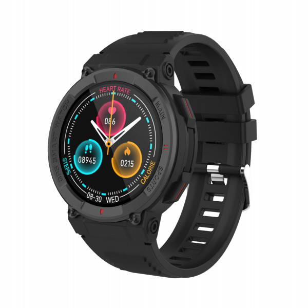 Denver Smartwatch mit GPS SWG-339 schwarz 2 Zoll Unisex Bluetooth Touchdisplay