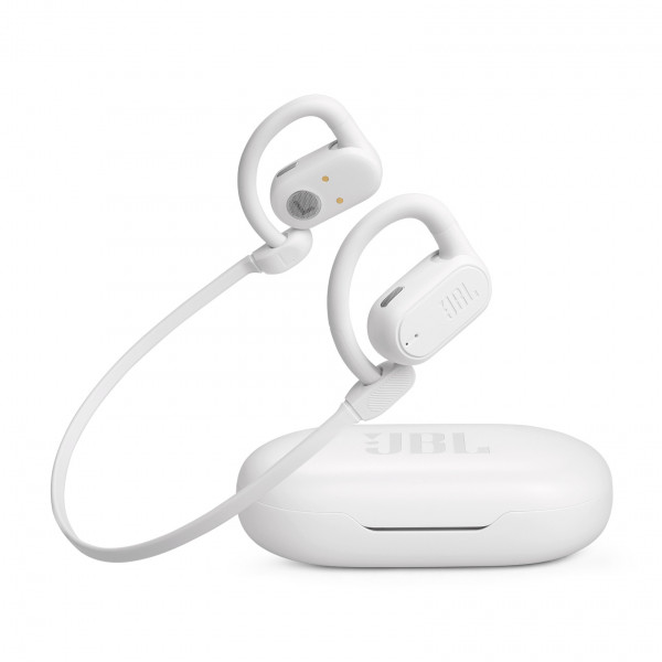 JBL Soundgear Sense Weiß Open-Ear-Kopfhörer kabellos OpenSound USB-C IP54 Touch