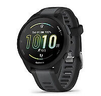 Garmin Forerunner 165 Schwarz Schiefergrau Smartwatch Fitnesstracker AMOLED