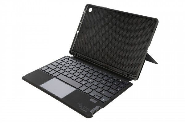 Designed for Samsung Tucano BookCover Keyboard mit Trackpad Schwarz TabS6 Lite