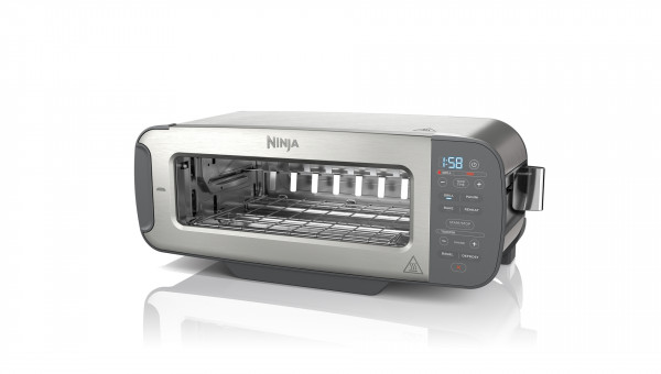 Ninja ST202EU Foodi 3-in-1 Toaster Grill Panini Presse Silber 2400W 205°C